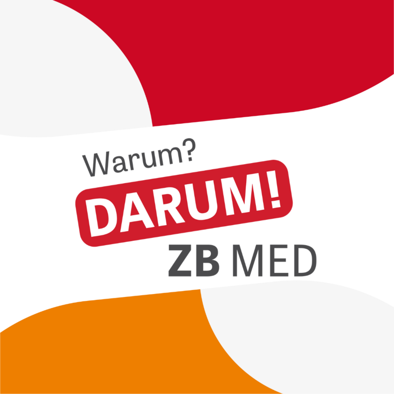 Key Visual der Microsite DARUM ZB MED!