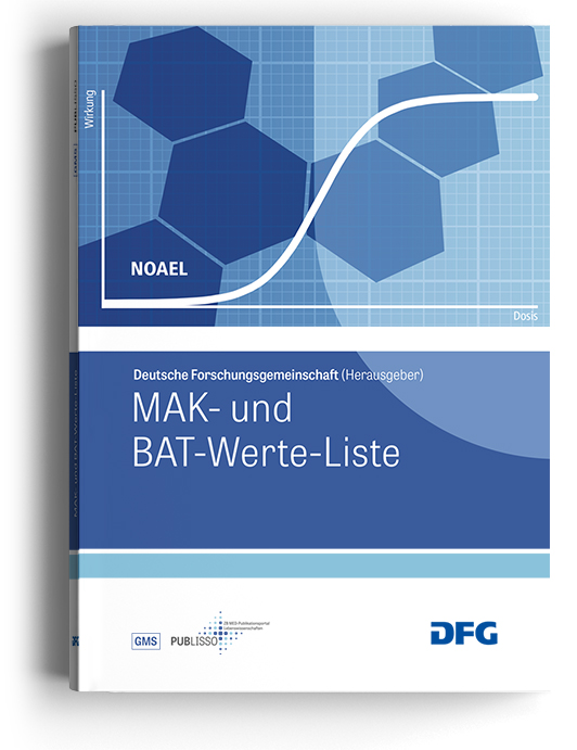 Cover der MAK- und BAT-Werte-Liste